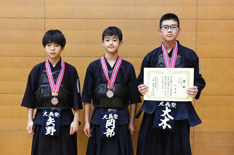 第72回杉並区少年剣道大会　結果